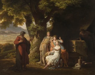 Moisés y las hijas de Jetro